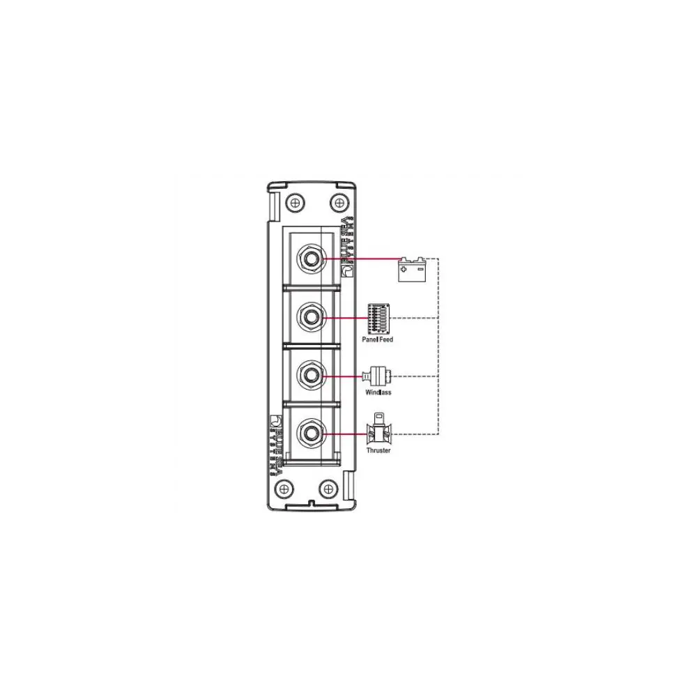 58 Volts DC/300 Amps Per Block Fuse Block - BLS5196-BSS - view 2